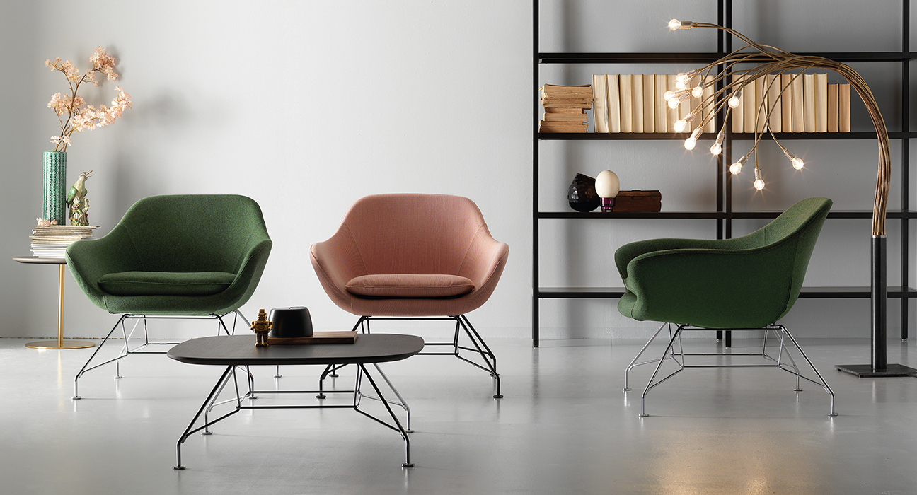 Manta Loungesessel von Quinti für Büro kaufen